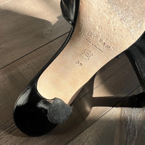 ByFar black leather sandals - Picture 6 of 7